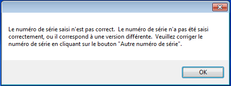 Activation Error message